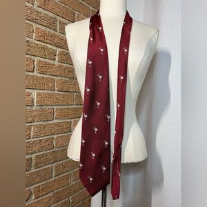 Gwynn’s Silk tie - South Carolina Palmetto tree and crescent moon